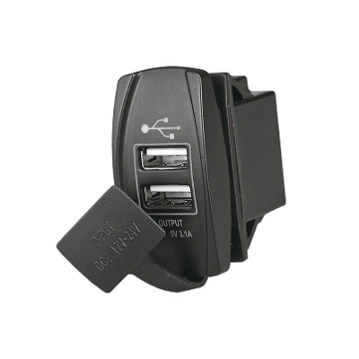 Dvigubas USB lizdas 2.1A